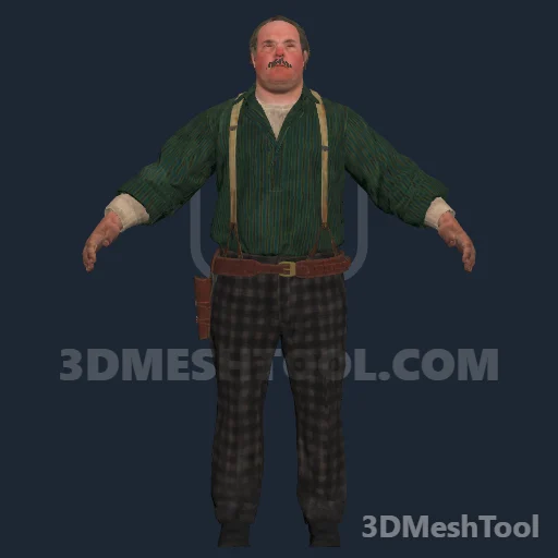 cs_scottgray: foto do modelo no RedM (RDR2)