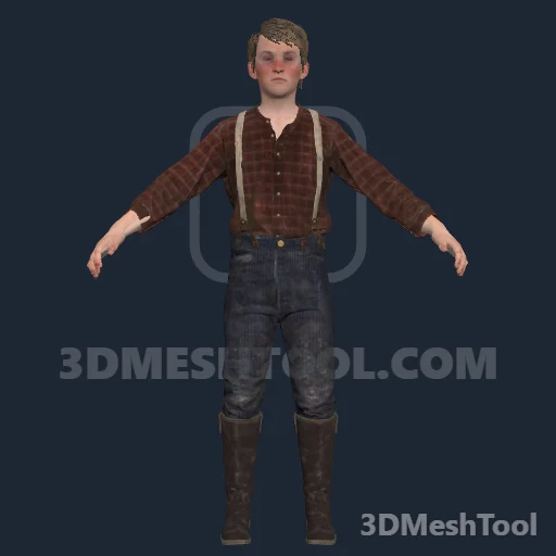 cs_sd_streetkid_01a - hash 0x678E7CA0 / 1737391264: foto no RedM (RDR2)