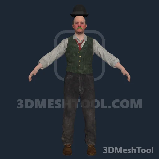 cs_sdsaloondrunk_01: foto do modelo no RedM (RDR2)