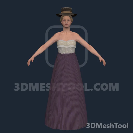 female_skeleton - hash 0x0D7B4617 / 226182679: foto no RedM (RDR2)