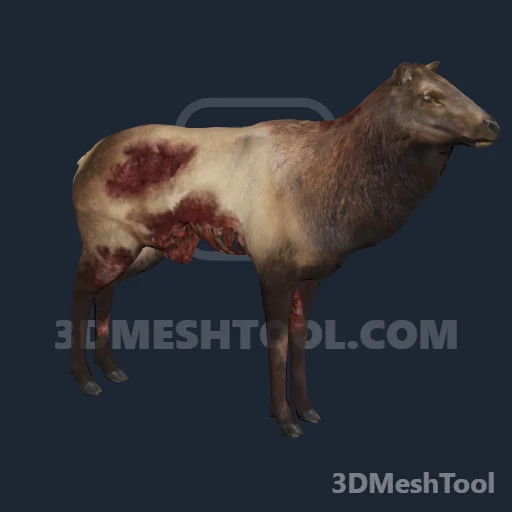 mp_a_c_elk_01: foto do modelo no RedM (RDR2)