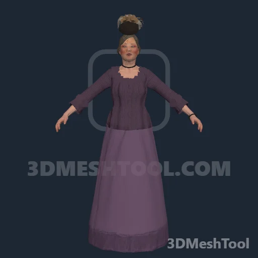 mp_chu_kid_saintdenis_females_01 - hash 0xF7B029BE / 4155517374: foto no RedM (RDR2)