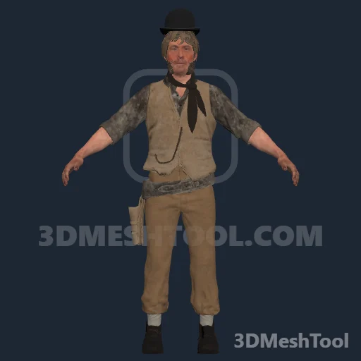 mp_fm_track_targets_males_01: foto do modelo no RedM (RDR2)