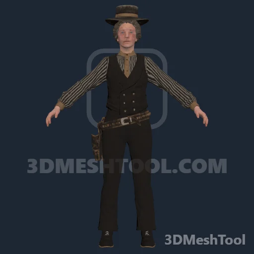 mp_u_f_m_laperlevipunmasked_02: foto do modelo no RedM (RDR2)