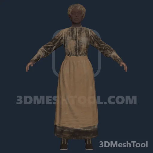 mp_u_f_m_outlaw3_warner_02: foto do modelo no RedM (RDR2)