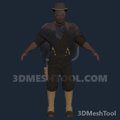 mp_u_m_m_animalpoacher_02: foto do modelo no RedM (RDR2)