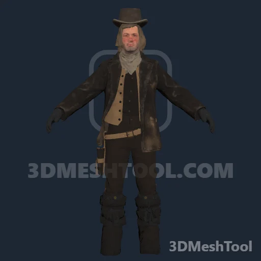 mp_u_m_m_animalpoacher_07: foto do modelo no RedM (RDR2)