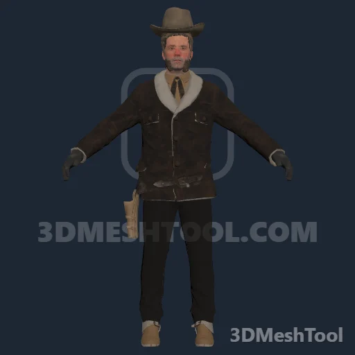 mp_u_m_m_bountytarget_010: foto do modelo no RedM (RDR2)