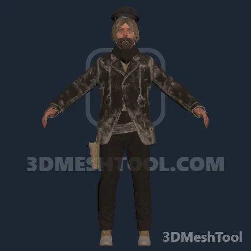mp_u_m_m_bountytarget_017: foto do modelo no RedM (RDR2)