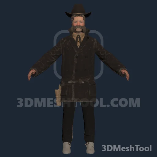 mp_u_m_m_bountytarget_020: foto do modelo no RedM (RDR2)