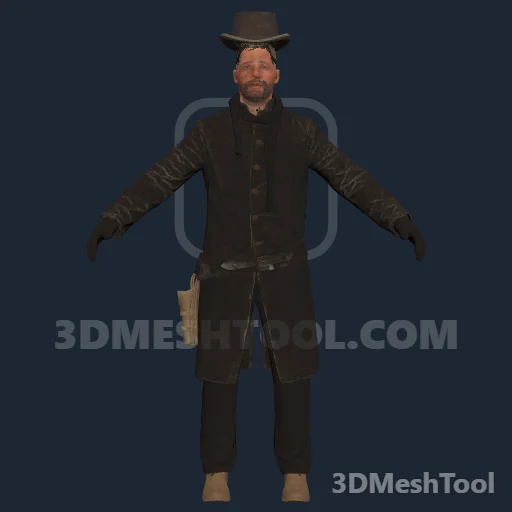 mp_u_m_m_bountytarget_022: foto do modelo no RedM (RDR2)