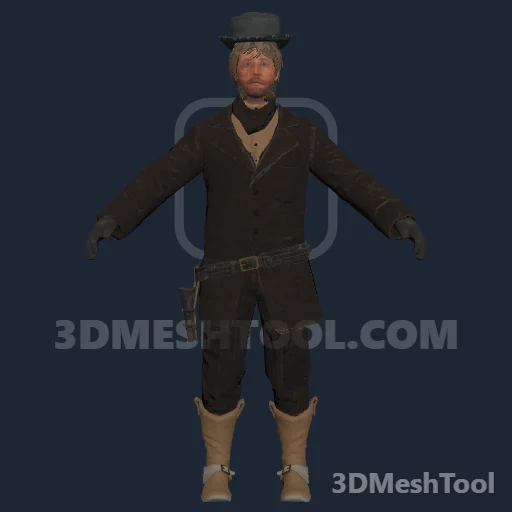 mp_u_m_m_bountytarget_026: foto do modelo no RedM (RDR2)