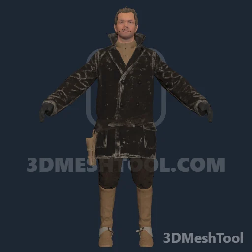 mp_u_m_m_bountytarget_028: foto do modelo no RedM (RDR2)