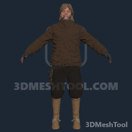 mp_u_m_m_bountytarget_030: foto do modelo no RedM (RDR2)