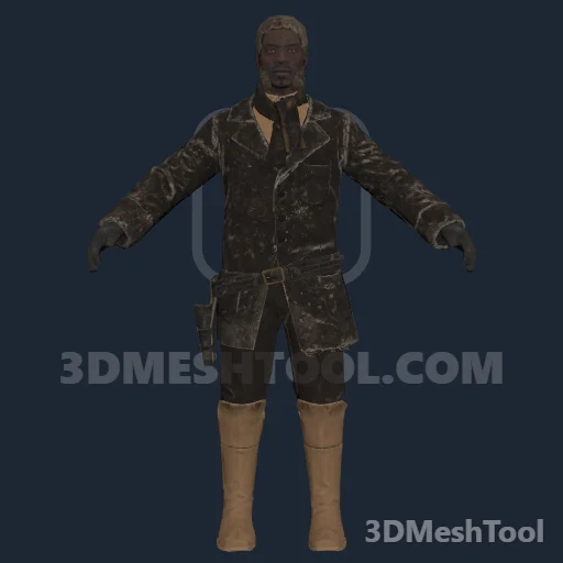 mp_u_m_m_bountytarget_050: foto do modelo no RedM (RDR2)