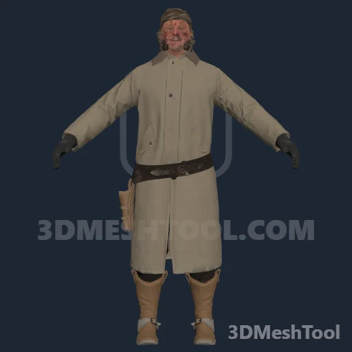 mp_u_m_m_bountytarget_053: foto do modelo no RedM (RDR2)