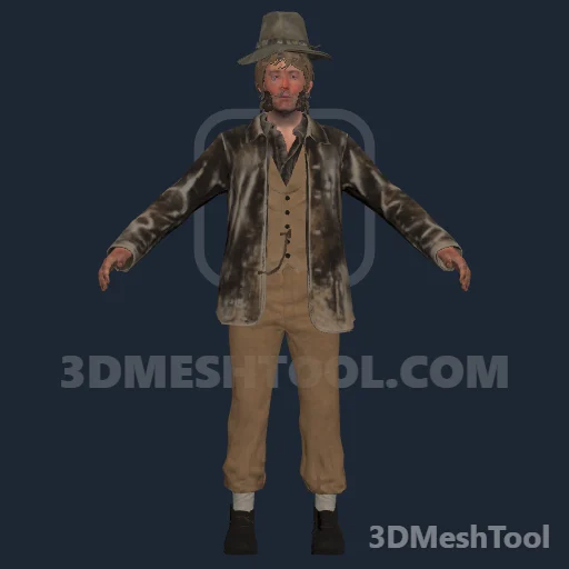 mp_u_m_m_gunslinger4_warner_01 - hash 0xC3433CEF / 3275963631: foto no RedM (RDR2)