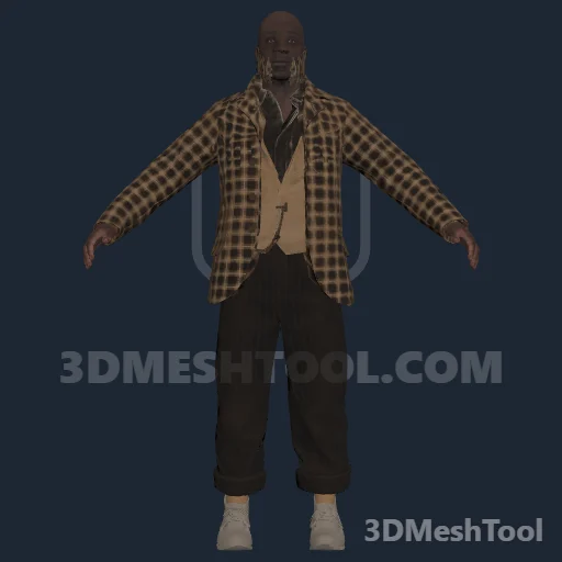 mp_u_m_m_outlaw3_warner_02: foto do modelo no RedM (RDR2)