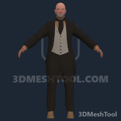 msp_mob3_males_01: foto do modelo no RedM (RDR2)