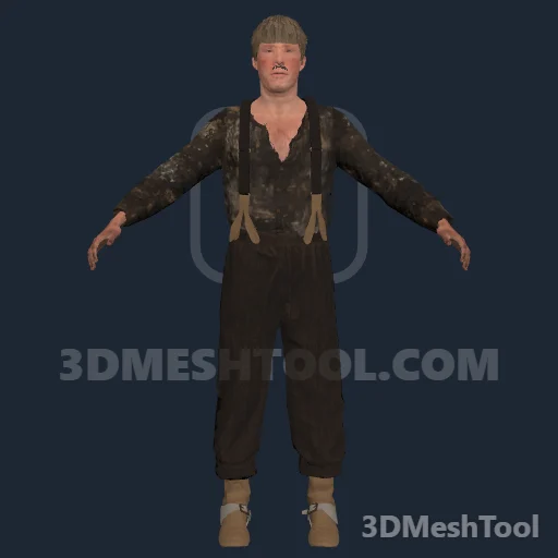 re_snakebite_males_01: foto do modelo no RedM (RDR2)