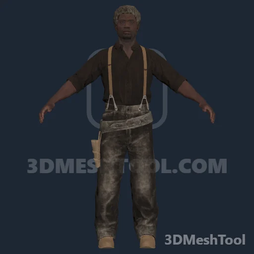 re_taunting_males_01: foto do modelo no RedM (RDR2)