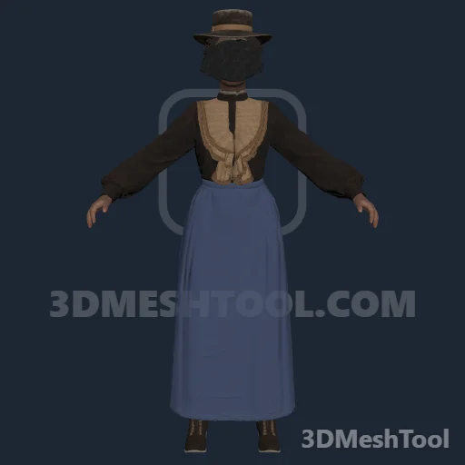 re_townwidow_females_01 - hash 0x436EBD6C / 1131330924: foto no RedM (RDR2)