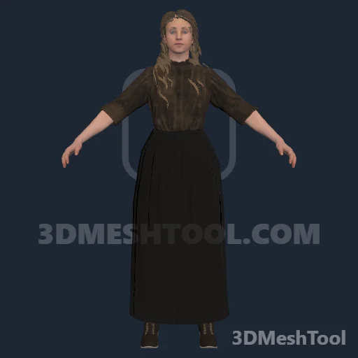u_f_m_emrdaughter_01: foto do modelo no RedM (RDR2)