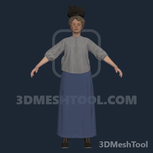 u_f_m_fussar1lady_01: foto do modelo no RedM (RDR2)