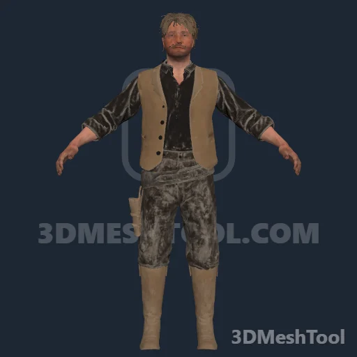 u_m_m_lnsworker_03: foto do modelo no RedM (RDR2)