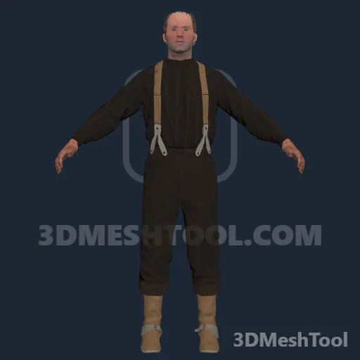 u_m_m_shacktwin_01: foto do modelo no RedM (RDR2)