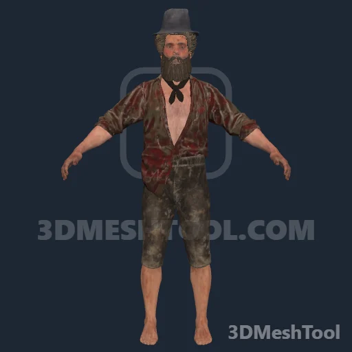 u_m_m_story_chelonian_01: foto do modelo no RedM (RDR2)