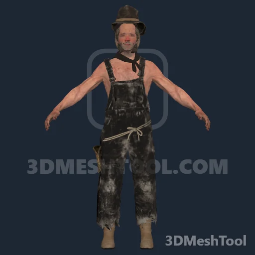 u_m_o_oldcajun_01: foto do modelo no RedM (RDR2)
