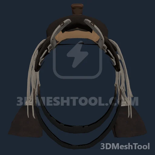 western_saddle_03: foto do modelo no RedM (RDR2)