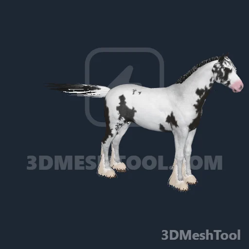 a_c_horse_gypsycob_splashedpiebald - hash 0x57FA17A0 / 1476007840: foto no RedM (RDR2)