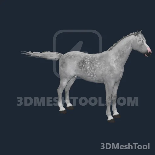 a_c_horse_missourifoxtrotter_dapplegrey: foto do modelo no RedM (RDR2)