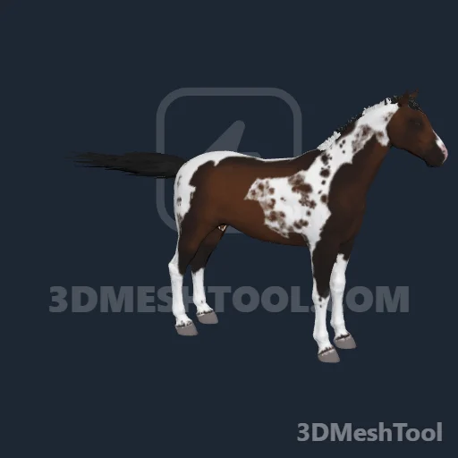 A_C_HORSE_NORFOLKROADSTER_SPOTTEDTRICOLOR - hash 0x501BFB75 / 1344011125: foto no RedM (RDR2)