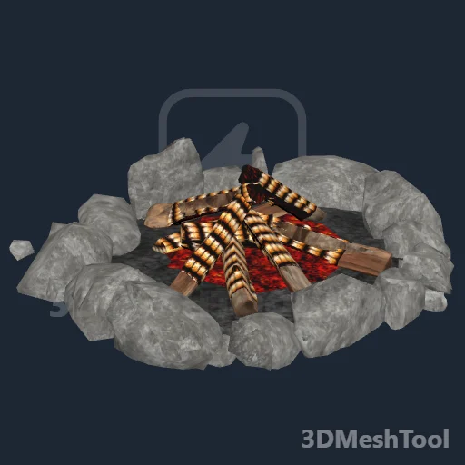 mp001_s_campfire01x_mp: foto do modelo no RedM (RDR2)