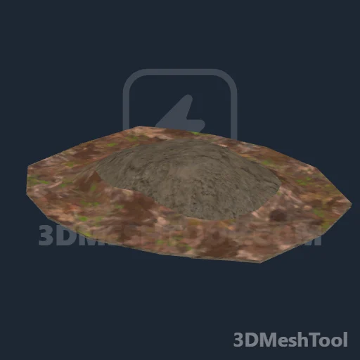 MP005_P_DIRTPILE_ROA_BURIED: foto do modelo no RedM (RDR2)