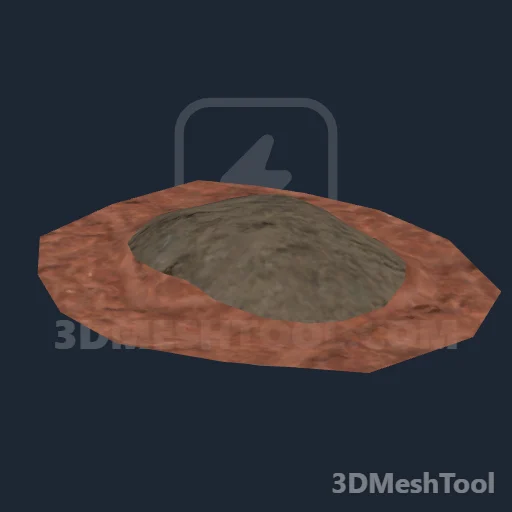 mp005_p_dirtpile_sca03_buried: foto do modelo no RedM (RDR2)
