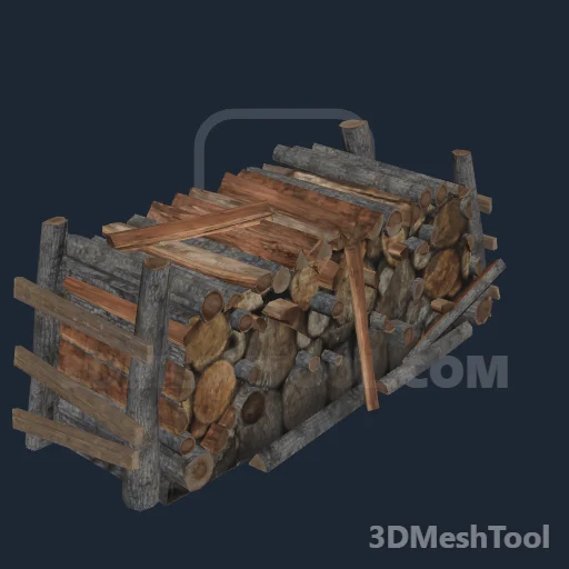 p_cordwood01x - hash 0x6BEA50BD / 1810518205: foto no RedM (RDR2)