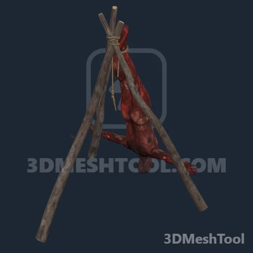 p_corpseburnedmale01x: foto do modelo no RedM (RDR2)