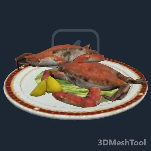 p_crab_plate - hash 0xBFB2B234 / 3216159284: foto no RedM (RDR2)