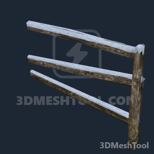 p_fence03b_sngl_snowx - hash 0x8EA4E87F / 2393172095: foto no RedM (RDR2)
