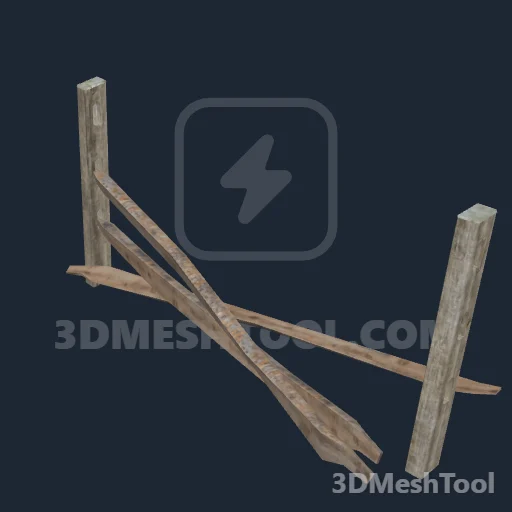 p_fencebroken_pro_02x - hash 0x24B00C1F / 615517215: foto no RedM (RDR2)
