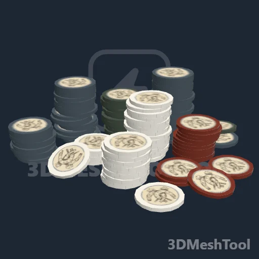 p_pokerchipwinningstack01x - hash 0x0E15D255 / 236311125: foto no RedM (RDR2)