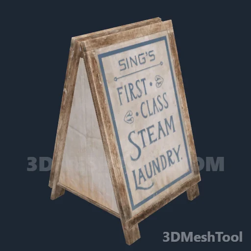 p_sandwichboardlaundry01x - hash 0x64A69839 / 1688639545: foto no RedM (RDR2)
