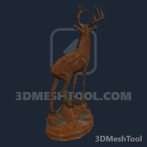 p_sculpturedeer01x - hash 0xCB7099EF / 3413154287: foto no RedM (RDR2)