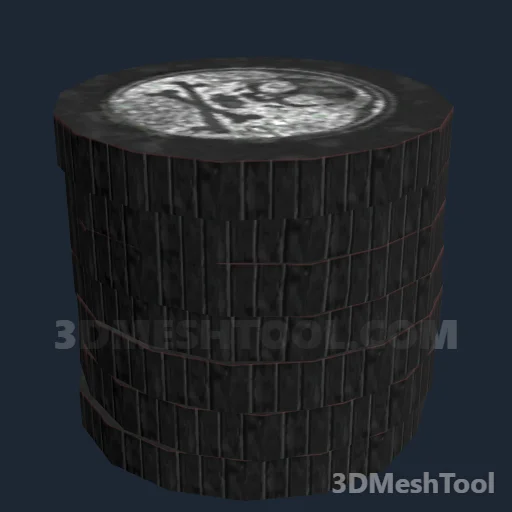 prop_chip_black_x7: foto do modelo no RedM (RDR2)