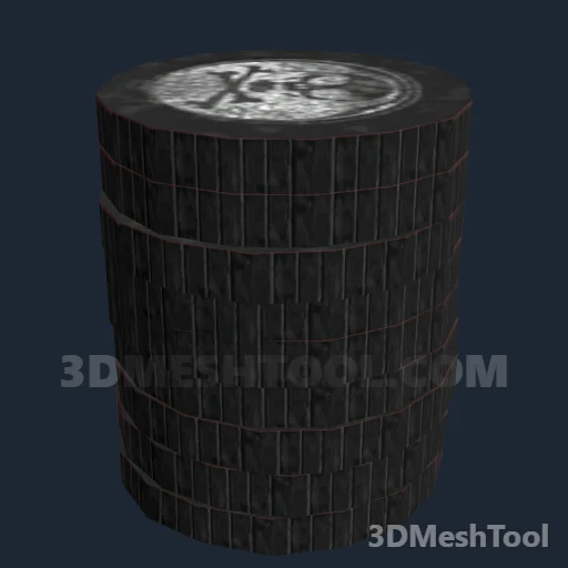 prop_chip_black_x9: foto do modelo no RedM (RDR2)