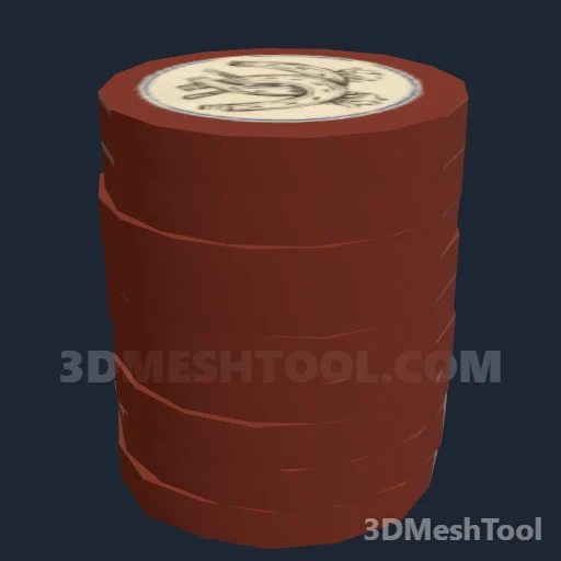 prop_chip_red_x9: foto do modelo no RedM (RDR2)